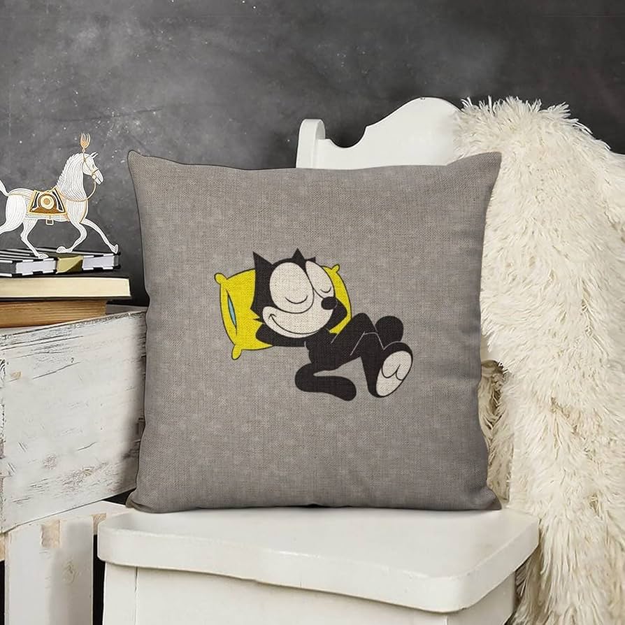 Amazon.co.jp: フィリックスザキャット クッションカバー 45 45